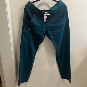 Figs Kade Scrub Bottom - Caribbean Blue NWT